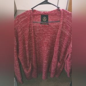 Urban Outfitters Red Knit Cardigan